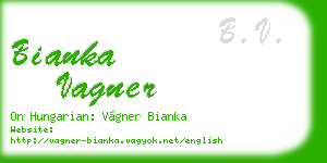 bianka vagner business card